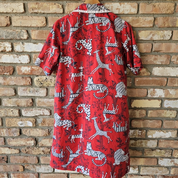 Vintage Button-Down Housedress, Robe, Dressing Gown, Smock - Picture 4 of 15